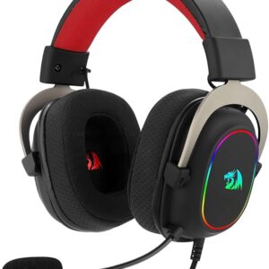 Headset Gamer Redragon Zeus X RGB USB 7.1 Surround Sound Virtual H510-RGB, Preto